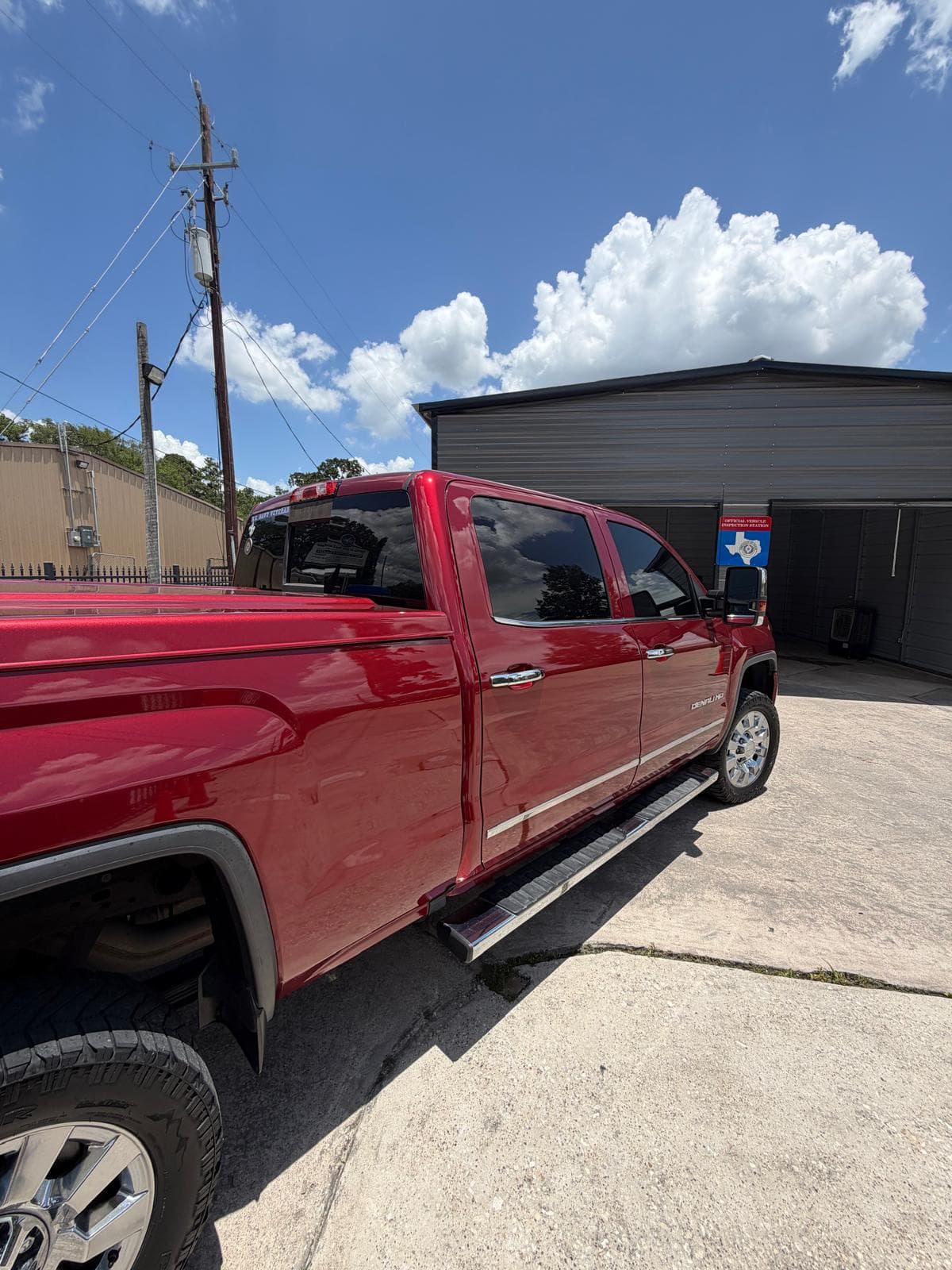 GMC Sierra Denali HD — freshly tinted, One Stop Auto