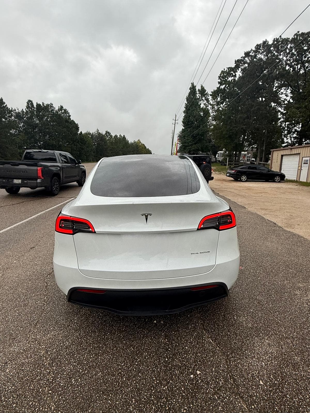 Tesla Model Y — freshly tinted, One Stop Auto
